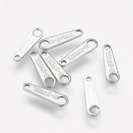 Tarnish Resistant 304 Stainless Steel Chain Tabs STAS-Q085-1