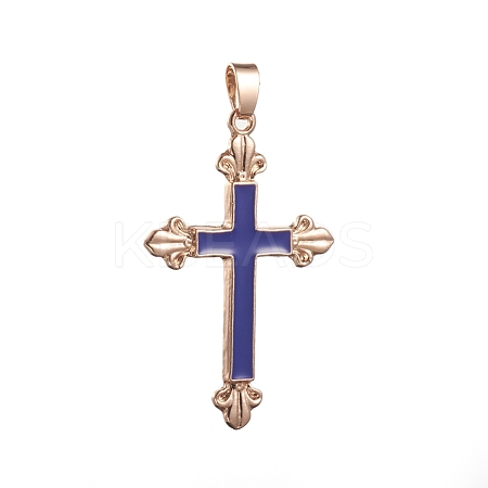 Enamel Pendants PALLOY-P172-070G-03-1