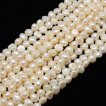 Natural Cultured Freshwater Pearl Beads Strands PEAR-L001-C-01-1