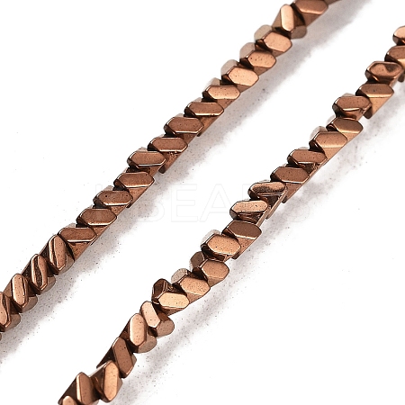 Synthetic Non-magnetic Hematite Beads Strands G-P545-J01-01A-1