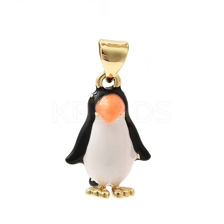 Brass Enamel Pendants KK-H267-107G-1