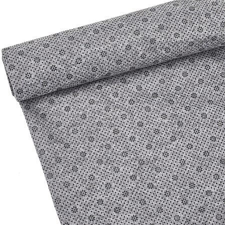 Plum Blossom Pattern Non-woven Polyester Anti-Skid Fabrics DIY-WH0453-90B-1