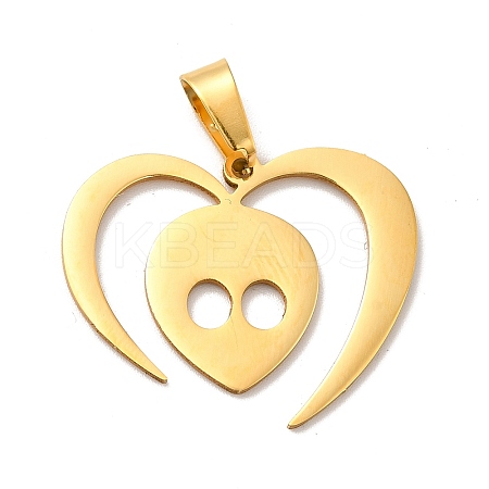 201 Stainless Steel Pendants LS-STAS-E175-16G-1