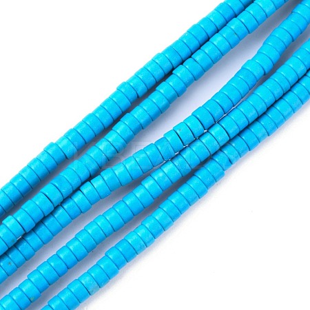 Synthetic Turquoise Beads Strands TURQ-G110-4x2mm-06-1
