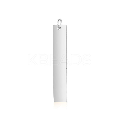 Anti-Tarnish 304 Stainless Steel Pendants STAS-I311-14B-P-1