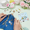 Knitting Row Counter Chains & Locking Stitch Markers Kits HJEW-AB00513-3