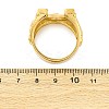 304 Stainless Steel and Rhinestone Finger Rings for Women RJEW-B121-08C-G-5