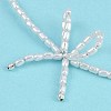Resin Pearl Beaed Bowknot Pendant Necklaces for Women NJEW-K386-02A-P-5