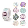 8 Patterns Easter Theme Self Adhesive Paper Sticker Rolls DIY-C060-03J-1