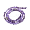 Natural Amethyst Beads Strands G-P457-A03-15-3