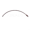 Baking Paint Stainless Steel Cable Wire Keychain AJEW-WH0413-15K-2