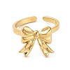 304 Stainless Steel Open Cuff Rings for Women LS-RJEW-Z044-02G-01-2