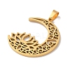 304 Stainless Steel Pendants STAS-U010-25G-2
