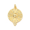 Brass Micro Pave Cubic Zirconia Pendants KK-G416-62G-1