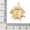 304 Stainless Steel Pendants STAS-P431-04G-3
