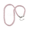 5MM Nylon Twisted Cord Necklace Making FIND-G096-01P-2