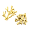 Ion Plating(IP) 304 Stainless Steel Tree Branch Stud Earrings EJEW-D281-08G-2