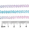 Transparent Painted Glass Beads Strands DGLA-A034-T3mm-A22-3