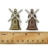 6Pcs 2 Colors Tibetan Style Alloy Pendants FIND-FS0002-56-5
