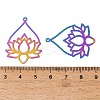 201 Stainless Steel Filigree Pendants SA-CBA8975-01-3