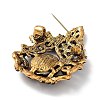 Alloy Pave Rhinestone Brooch JEWB-M035-02AG-2