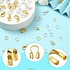Zinc Alloy Lobster Claw Clasps with Brass Wire Guardian and Protectors with Iron Open Jump Rings DIY-YW0010-08-4