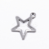 Tarnish Resistant 304 Stainless Steel Charms X-STAS-D445-078-2