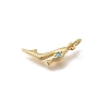 Brass Micro Pave Cubic Zirconia Pendants KK-D431-075B-04-2