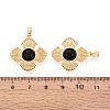 Natural Black Onyx(Dyed & Heated) Pendants KK-N287-07G-04-3