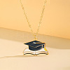 Back to School Alloy Enamel Pendant Cable Chain Necklaces WG2C7D9-04-1