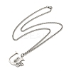 201 Stainless Steel Necklaces NJEW-Q336-01U-P-2