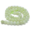 Natural New Jade Beads Strands G-G763-04-8mm-2