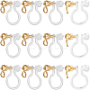 30Pcs 304 Stainless Steel & Plastic Clip-on Earring Findings STAS-BBC0004-01-1