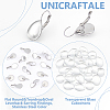 DIY 304 Stainless Steel & Glass Leverback Earring Jewelry Kits DIY-UN0006-06-5