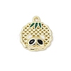 Alloy Enamel Charms PALLOY-R151-22G-1