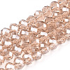 Electroplate Glass Beads Strands EGLA-A034-T3mm-A29-1