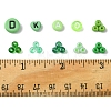 DIY Flat Round & Heart Acrylic & Glass Seed Beads Jewelry Making Findings Kits DIY-FS0006-43C-4