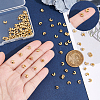 Unicraftale 100Pcs 202 Stainless Steel Crimp Beads Covers STAS-UN0043-65-4