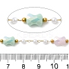 Handmade 304 Stainless Steel Beaded Chains CHS-L031-13G-3