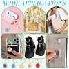 15Pcs 5 Colors Alloy Enamel Flower Keychain KEYC-NB00014-5