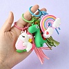 PVC Rainbow/Unicorn/Dinosaur Keychains KEYC-YW00007-4
