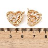 Brass Pave Clear Cubic Zirconia Multi-Strand Links KK-F906-18G-3