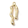 Brass Micro Pave Cubic Zirconia Pendants LS-KK-B122-03D-04G-1
