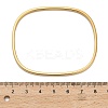 304 Stainless Steel Crystal Rhinestone Rectangle Bangles for Women BJEW-A150-03G-4