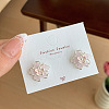 Flower Alloy Enamel Stud Earrings FS-WG68660-05-1