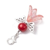 Angel Acrylic & Glass Pearl Pendant Decorations X1-HJEW-JM02364-02-5
