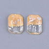 Two Tone Resin Cabochons LS-X-CRES-T014-06J-2
