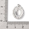 Brass Pendants with Jump Ring KK-V016-09P-3