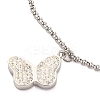 Tarnish Resistant 304 Stainless Steel Pendants Bracelet STAS-B070-01P-2