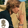 1Pc Brass Wolf Shackle Clasps KK-GA0002-23B-5